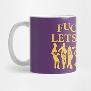 Madness - Lets Dance 80s Vintage Retro Collector Yellow Mug